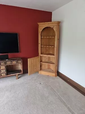 £50 • Buy Pair Of Solid Pine Corner Units With 2 Shelved Cupboard