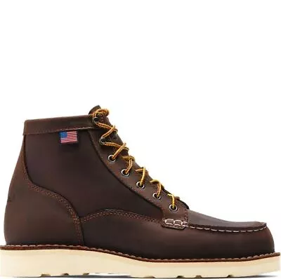 Danner Men's Bull Run Moc Toe 6  Brown Work Boots 15563 NEW • $105