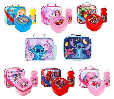 Children's Character Insulated Lunch Bag Best Gift For Boys Girls Back ToSchool • £9.99