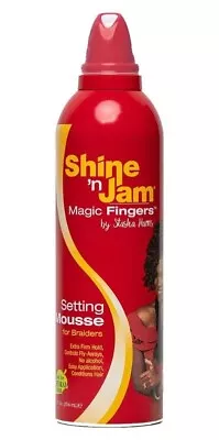 Shine 'n Jam Magic Fingers Setting Mousse For Braiders 12 Fl Oz • $11