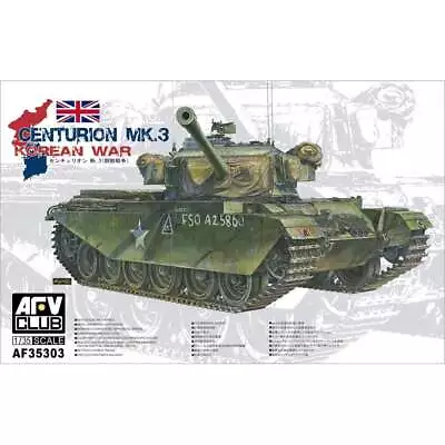 AFV Club 1:35 British Army Centurion Mk 3 Korean War Military Model Kit AF35303 • £49.95