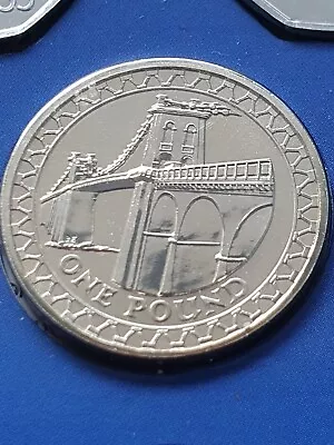 2005 BUNC £1 Menai Straits Bridge One Pound Coin Brilliant Uncirculated • £4.99