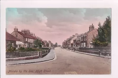 Marske By The Sea High Street  1911 F Frith Yorkshire ~ FAIR QUALITY CARD • £4