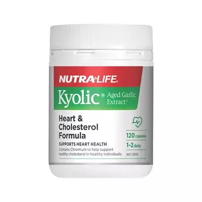 NutraLife Kyolic (Aged Garlic Extract) Heart & Cholesterol Formula 120c • $72.95