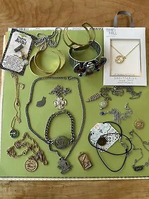 Lot Of Religious/ Spiritual/ Astrology Jewelry Sterling Vintage NWT Some Signed • $28