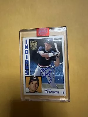 Mike Hargrove 2019 Topps Archives  AUTO NUMBERED 3/5 !!! • $12.50