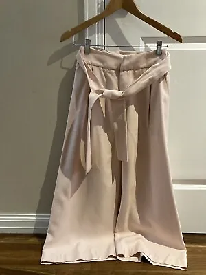 Viktoria Woods Sz 0 6 8 Blush Pink Flare Pants Trousers Ladies Exc Condition • $49.95
