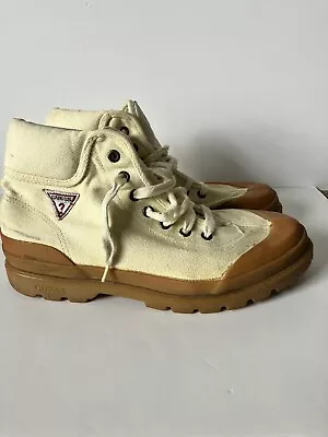 Vintage Men’s Guess Boots Canvas Gum Base Sole Size 10 • $99.99