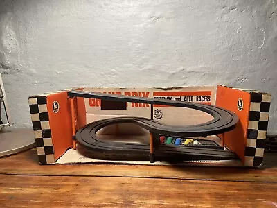 Vintage 60’s Grand Prix Speedway | Toy Race Track Kusan Original Box With Cars • $49.99