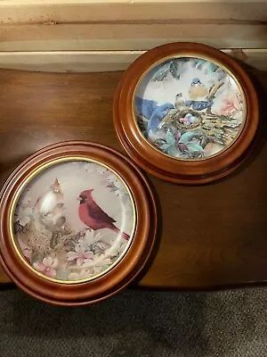 Lena Liu's 1989 Collector Plate By W.S.George - Set Of Two With Wood Frames • $25