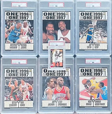 1996 Collector's Choice Michael Jordan And Kobe Bryant Jumbo RC PSA COMPLETE SET • $1250