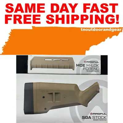 M-LOK Magpul For Mossberg 500/590 SGA Stock Forend Combo FDE MAG490 MAG494-FDE • $125