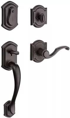 Baldwin Medina Single Cylinder Front Door Handleset  91800-037 Venetian Bronze  • $159.95