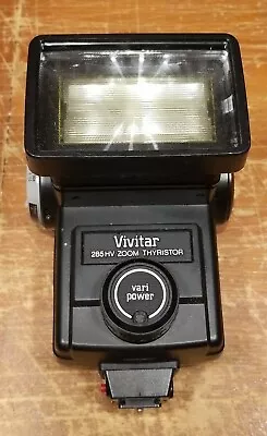 Vivitar (285-HV) Zoom Thyristor Shoe Mount Flash Only / Tested - FAST SHIPPING  • $15.99