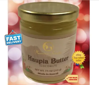 🌺haupia Butter Coconut Fruit Spread Hawaii Hawaiian Paradise Candies 7.5 Oz Jar • $9.45
