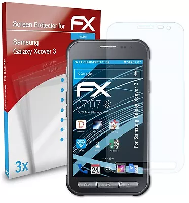 AtFoliX 3x Screen Protector For Samsung Galaxy Xcover 3 Clear • £12.19