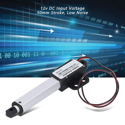 Mini Electric Linear Actuator Motor 50mm 12v DC Internal Limit Switch 30mm/s-20N • $20.79