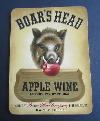 Wholesale Lot Of 25 Old Vintage 1940's BOAR'S HEAD Apple WINE LABELS - Virginia  • $9.99