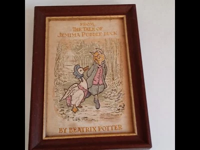 £3.50 • Buy Jemima Puddleduck Woven Picture By J&J Cash Ltd Good Condition