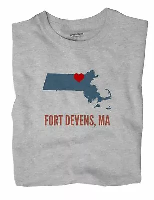 Fort Devens Massachusetts MA T-Shirt HEART • $18.99