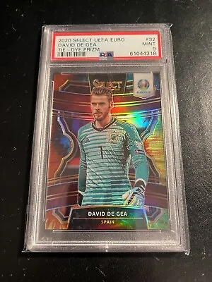 2020 Panini Select UEFA Euro David De Gea Tie-Dye Prizm /25 PSA 9 • £39.99