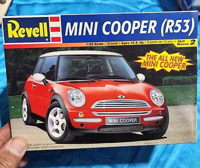 Revell Mini Cooper R53 Model Kit 1/24 Scale New Open Box • $17.99