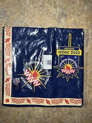 2022 Noac National Oa Conference Participant Patch + Neckerchief Bsa • $5