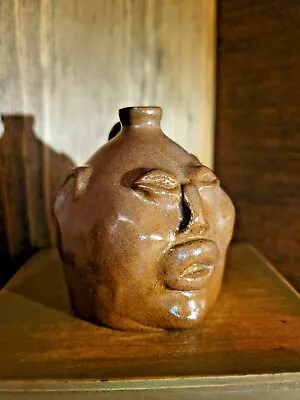 MINI MEADERS STYLE FACE JUG REDWARE REDUX 'DILLIE' No.M1255 POTTERY By Johanson • $69.95