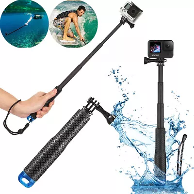 $14.80 • Buy Telescopic Action Camera Monopod Hand Selfie Stick Pole For GoPro Hero 8/7/6/5/4