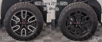 Vinyl Wheel Overlays For 2019-2022 GMC Sierra - 20  Wheels | 8 Colors • $45