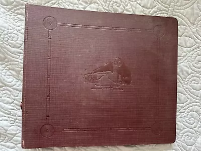 10  78 RPM Record Storage Album - Brown (Holds 9 Records) HMV  C  • $10