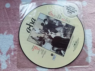A-Ha Hunting High And Low Vinyl Picture Disc Record Rare 1986 UK Press W6663TP • $12.42