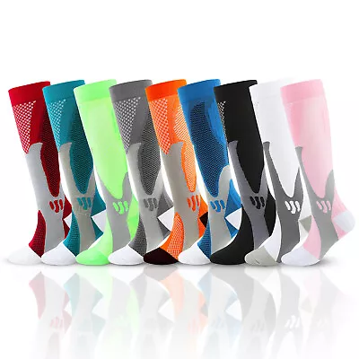 Compression Socks Stockings Men Women 20-30mmHg Support Miracle Calf Leg Sport • $7.27