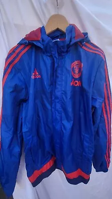 Mens Manchester United Football Club  Adidas Storm Training Present Jacket Small • £20