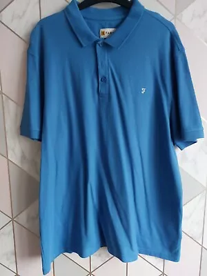 Mens FARAH Polo Top XXL • £4.99