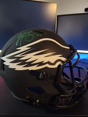 Philadelphia Eagles Malcolm Jenkins Signed Eclipse Full-size Helmet BAS COA • $50