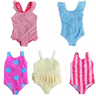 Baby Girls Swimsuit Swimwear Swimming Costume Primark Holiday Toddler Pool Cute • £9.89