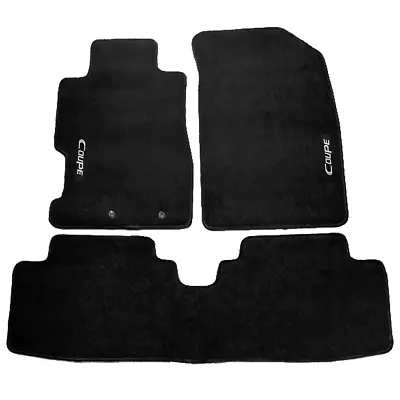 For 01-05 Civic & 02-05  Civic Si Black Floor Mat Front Rear Carpet 3PC W/ Coupe • $57.99