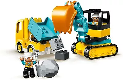 New Lego Duplo Truck 10931 Excavator Tracked New Construction Building AUS Stock • $28.89
