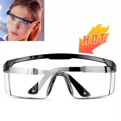 Adjustable Goggles Eye Protection Anti-Droplets Goggles Windproof Lab Glasses Cl • $5.39