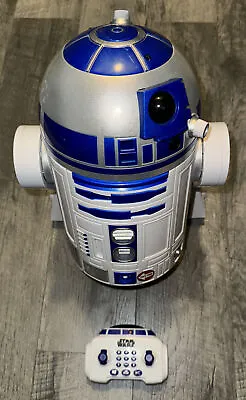 Thinkway Toys Star Wars R2-D2  Interactive Robotic Droid RC W Remote Control  • $125