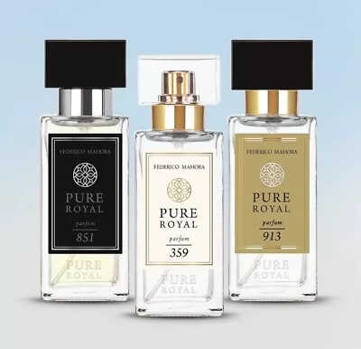 £21 • Buy FM Pure Royal Perfume Unisex Aftershave Fragrance Federico Mahora 50ml EDP 