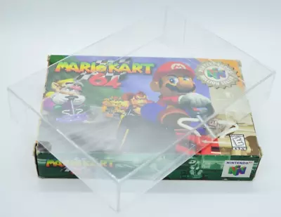 50 Plastic Clear Game Protectors Cases Sleeves Display Box For Nintendo 64 N64 • $44.95