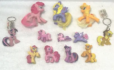 My Little Pony Lot Of 12 Total Toys And Keychains • $16.19