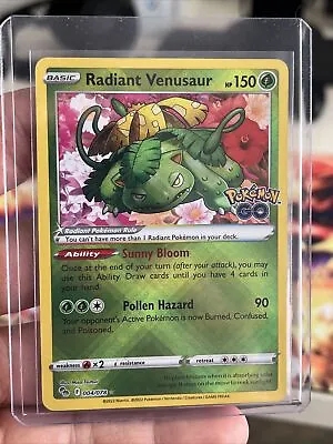 $13.99 • Buy Pokemon TCG Radiant Venusaur 004/078 - Pokemon Go