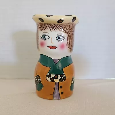 Susan Paley By Ganz  3.5” Tall  Emily  Pencil Holder Flat Back With Magnet • $15