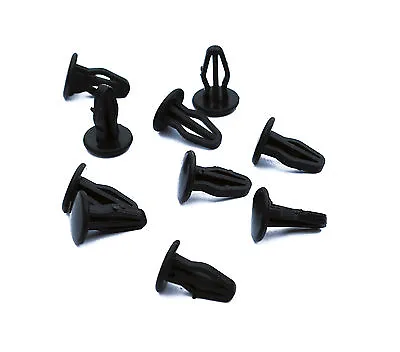 Westfalia Interior Panel Clips Black Plastic 10 Pcs Per Bag VW Bay C9209 • $3.78