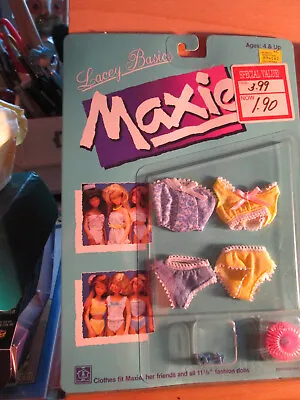 MAXIE Doll Accessories Set 8281-8232  Hasbro  Sealed Lacey Basics 1988 • $19.95