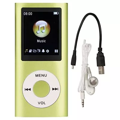  MP3/MP4 Player Portable Music Player With Earphone 1.8 Inch HD Screen Green • $29.12