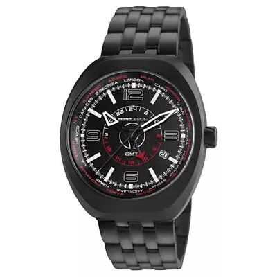 RARE Men's  MOMO Design Md7001bk-10 GMT Watch 41mm • $214.95